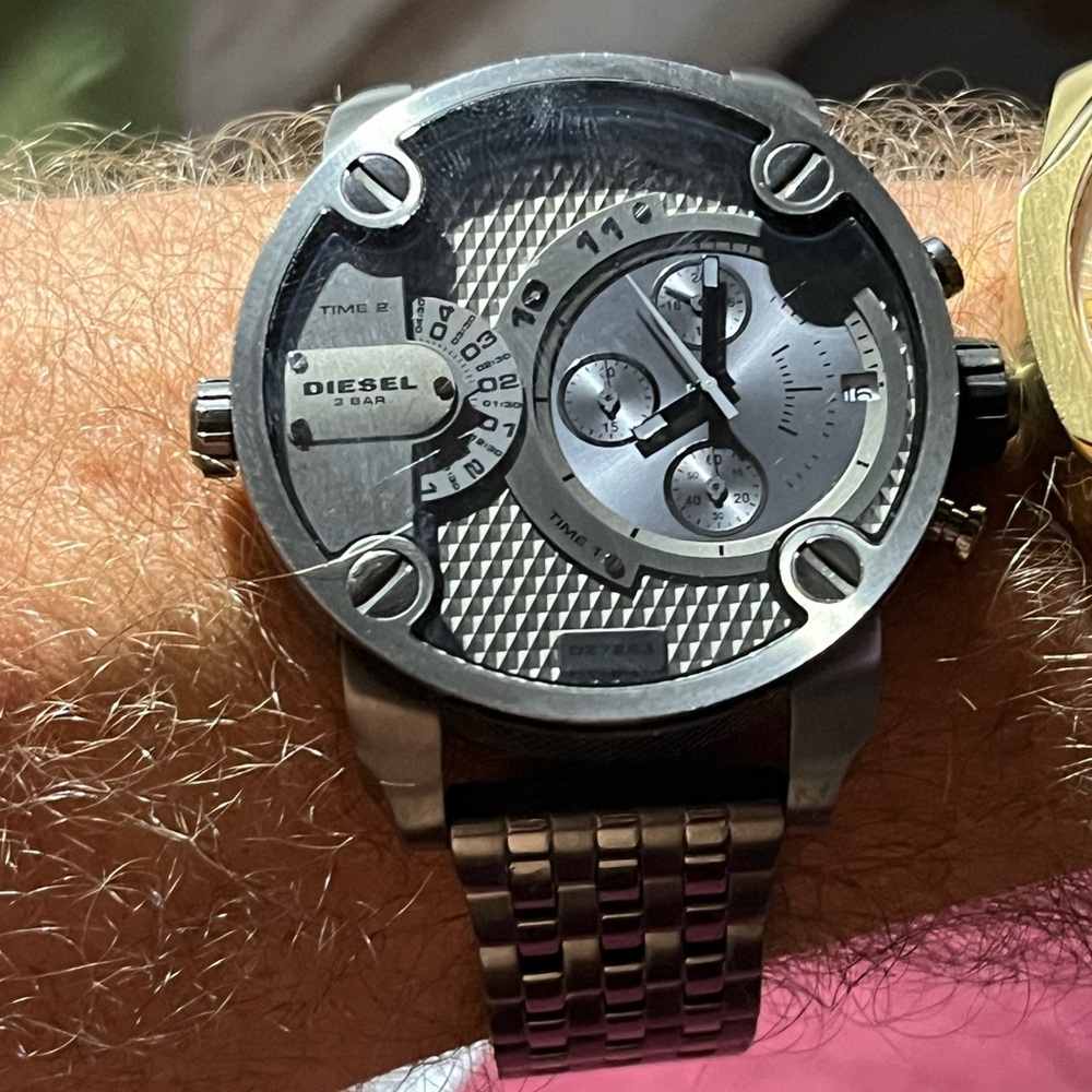 Men's Diesel Watch DZ7263 — Little Daddy — Gunmetal
